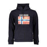 Napapijri Blue Cotton Men Sweater -   -  Napapijri.